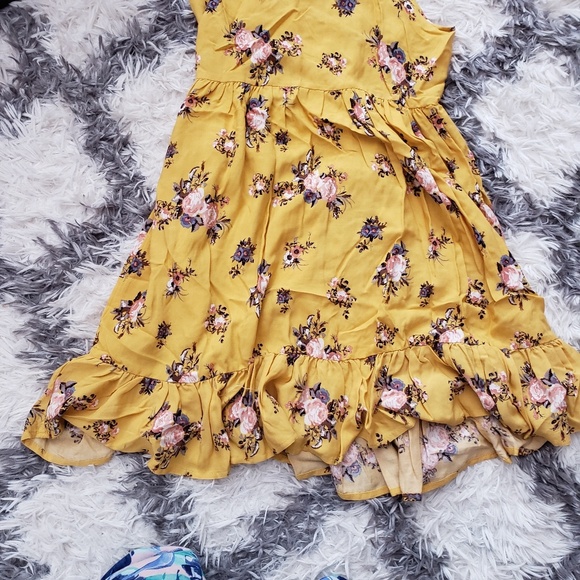 Rue 21 yellow dress S - Picture 4 of 6